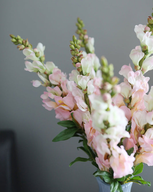 Real Touch Pink Snapdragon Blossoms